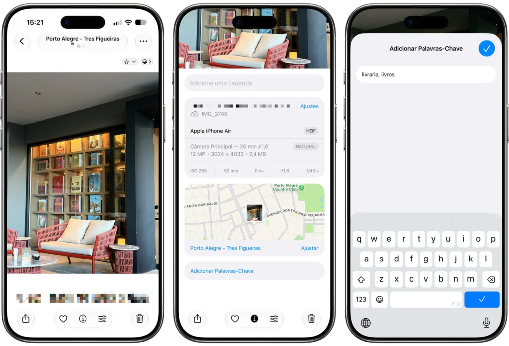 Guia Prático: Inserindo Palavras-Chave em Imagens no iPhone