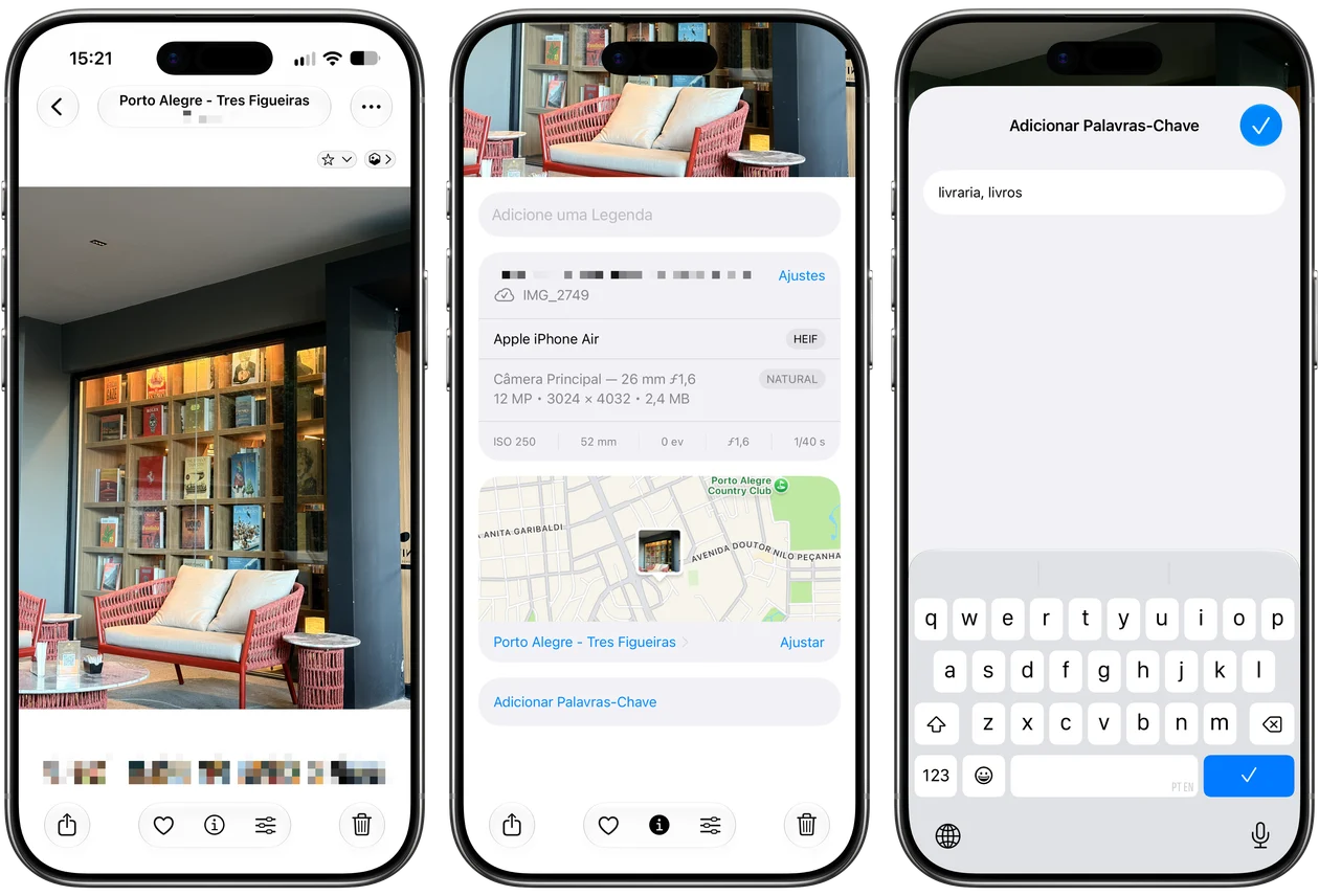 Guia Prático: Inserindo Palavras-Chave em Imagens no iPhone