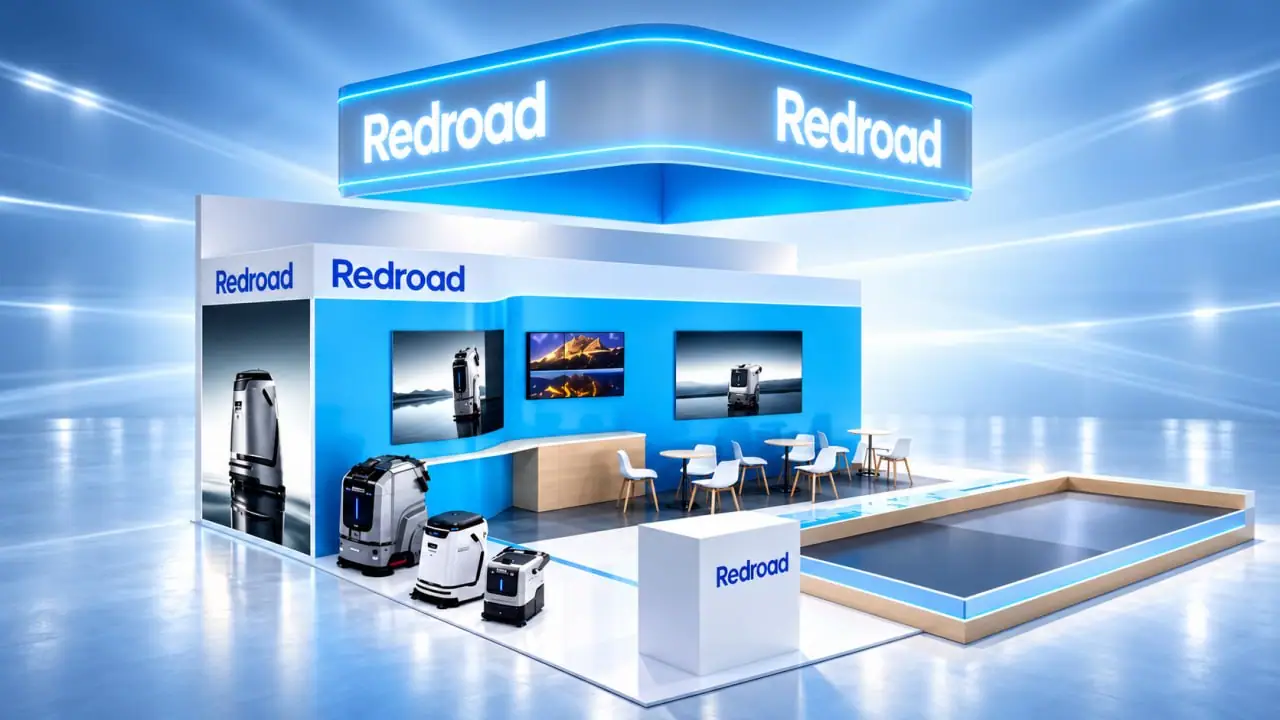 Redroad apresenta robôs de limpeza na HIGIEXPO 2026