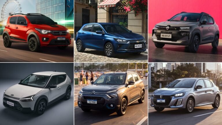 Seis carros econômicos até R$ 100 mil: confira a lista completa